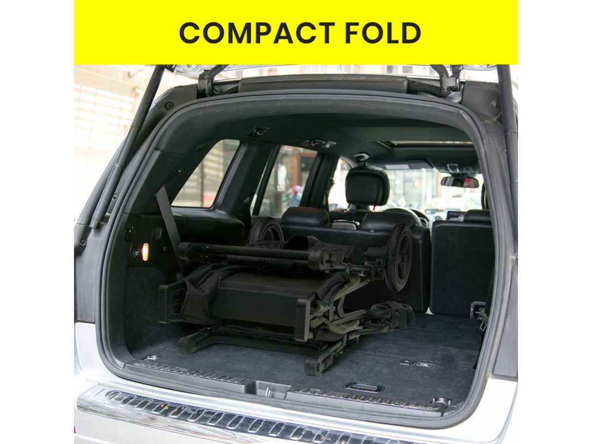 Delta Children Jeep Deluxe Wrangler Wagon Stroller With Cooler Bag And Parent Organizer, , large