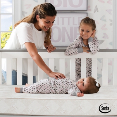 Delta Children Tranquility Eco Firm Crib And Toddler Mattress, , rollover