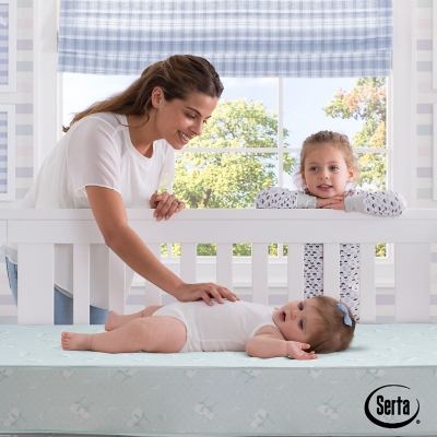 B600003026 Delta Children Nightstar Deluxe Firm Crib And Todd sku B600003026