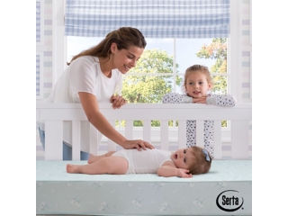 Delta Children Nightstar Deluxe Firm Crib And Toddler Mattress