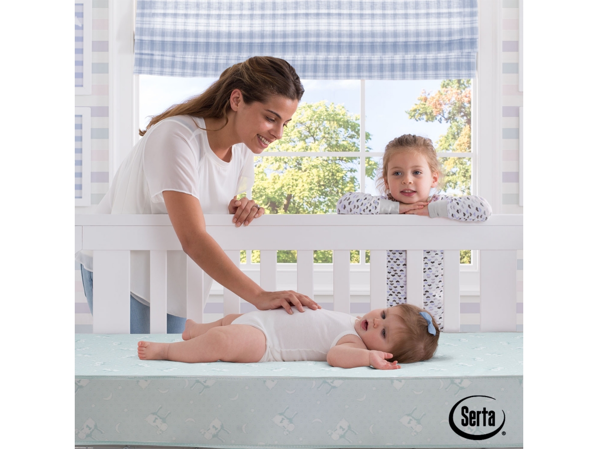 Delta Children Nightstar Deluxe Firm Crib And Toddler Mattress Ashley