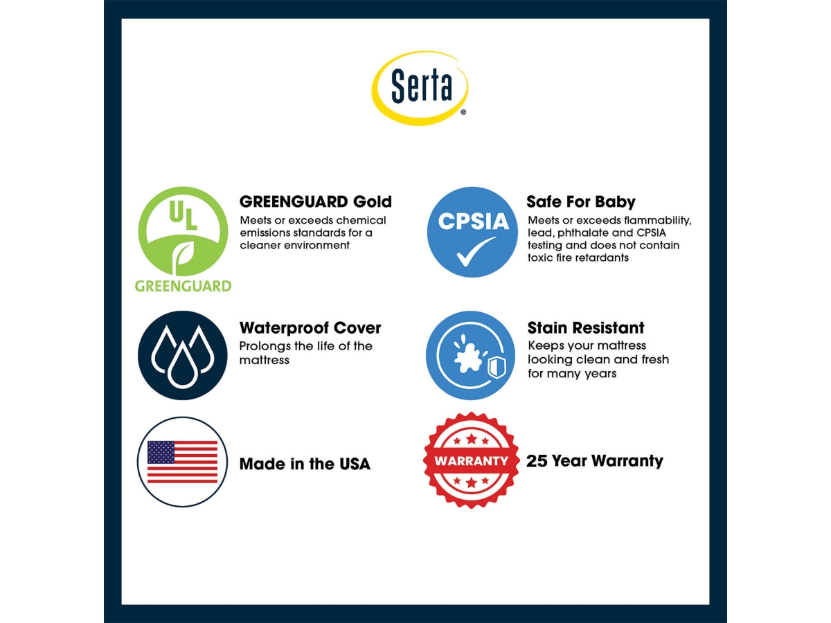 Delta Children Nightstar Deluxe Firm Crib And Toddler Mattress, , large