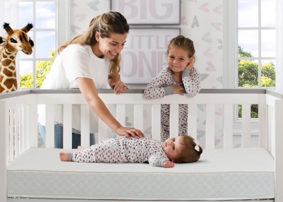 Delta Children Spring Grove Crib And Toddler Mattress, , rollover