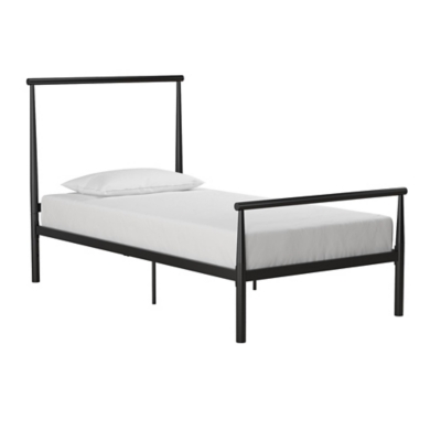 Atwater Living Alia Metal Bed, Twin Black, Black, large