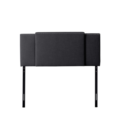 Fairfield Expandable Headboard, Double, Queen, King, Dark Gray, large