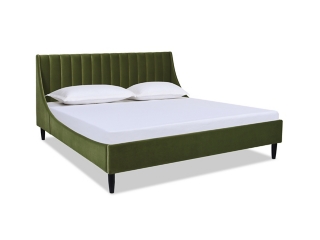 Aspen Vertical Tufted Modern Platform Bed