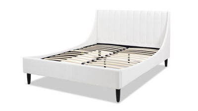 Aspen Vertical Queen Tufted Modern Platform Bed Ashley Furniture Homestore