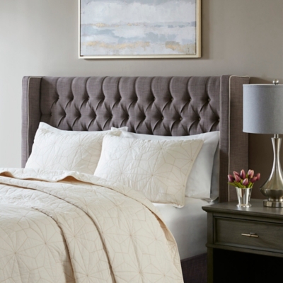 Madison park amelia on sale upholstered headboard