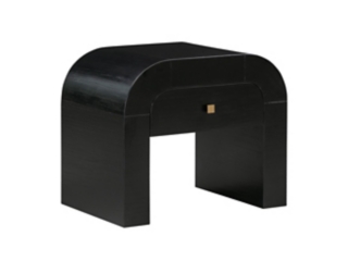 Hump Black Nightstand