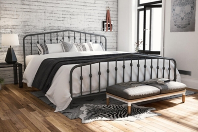 Ashley furniture metal deals beds