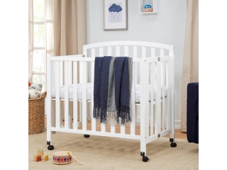 DaVinci Dylan Folding Portable 3-in-1 Mini Crib And Twin Bed