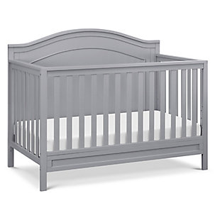 The polished Charlie 4-in-1 Crib features a graceful arched headboard with delicately carved molding and slim feet. The crib easily converts from crib to toddler bed, daybed and full-size bed.Greenguard gold certified: this product has been tested for over 10,000 chemical emissions and vocs, undergoing rigorous scientific testing to meet some of the world's most stringent chemical emissions requirements. It contributes to cleaner indoor air, creating a healthier environment for your baby to sleep, play, and grow. | 4-in-1 convertibility: designed to save you the hassle (and extra money!) of buying multiple beds as your little one grows. Easily converts to a toddler bed, daybed, and full-size bed (toddler kit and full-size kit  sold separately) | GROWS WITH BABY: 4 adjustable mattress positions that you can lower as your baby begins to sit and stand. We've built this crib to withstand even the most active babies and toddlers and last through your child's teen years | QUALITY MATERIAL: Made of solid sustainable New Zealand pinewood and TSCA compliant engineered wood -only the best for your sweet baby | FOR YOUR BABY'S SAFETY: Say goodbye to toxic chemicals! Finished in a non-toxic multi-step painting process and lead and phthalate safe. Rest assured knowing it meets or exceeds ASTM International and U.S. CPSC safety standards | MATTRESS COMPATIBILITY: While this crib is a standard size regular crib, for a best fit we recommend DaVinci’s line of non-toxic, GREENGUARD gold, waterproof mattresses. | COMPLETE THE LOOK: Shop Charlie 3-Drawer Dresser & 6-Drawer Double Dresser for a coordinated nursery