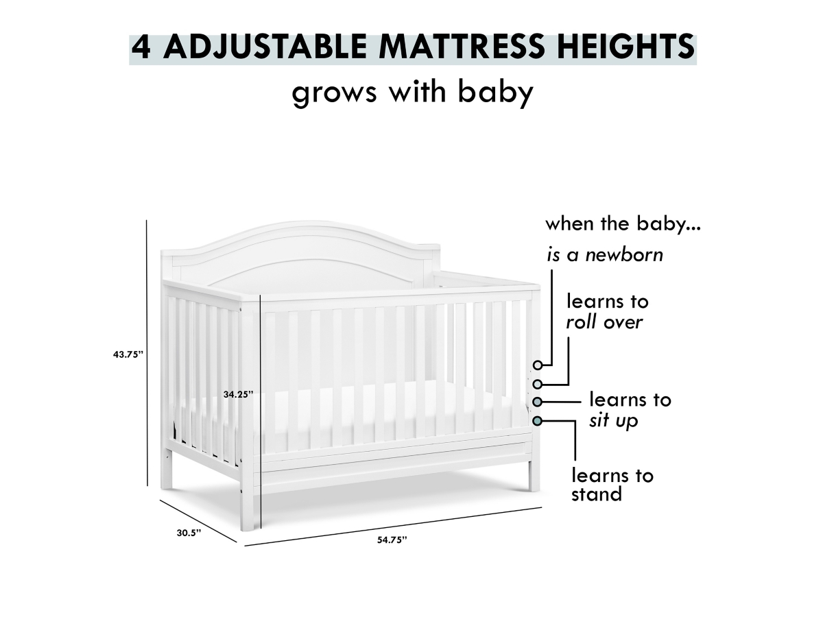 DaVinci Charlie 4-in-1 Convertible Crib