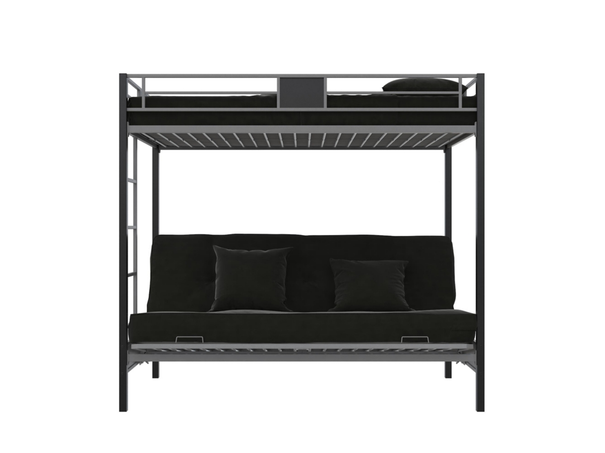 Atwater Living Reeta Twin over Futon Metal Bunk Bed