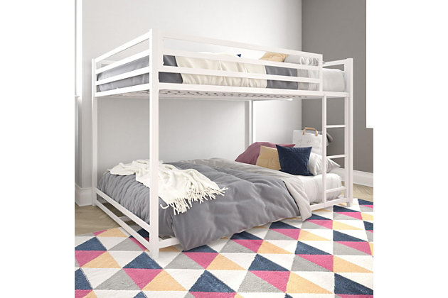 Aer Living Mason Metal Bunk Bed, How Tall Are Most Bunk Beds