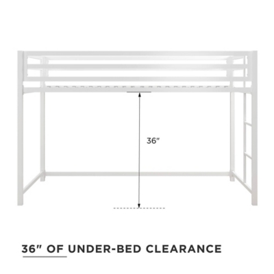 Atwater Living Mason Metal Junior Loft Bed | Ashley Furniture HomeStore