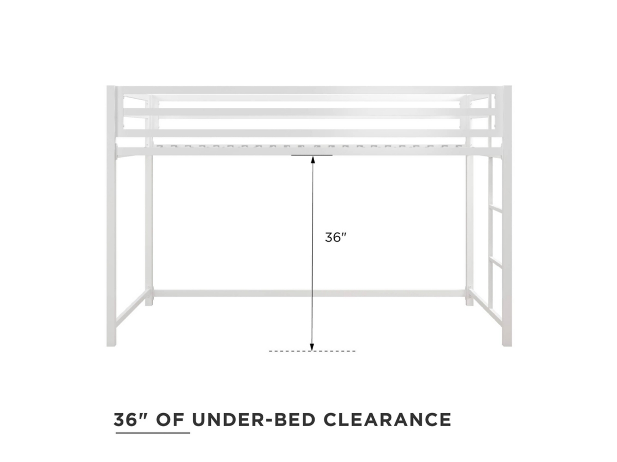 Letticeオーダーページ 2 Atwater Living Mason Metal Junior Loft Bed | Ashley