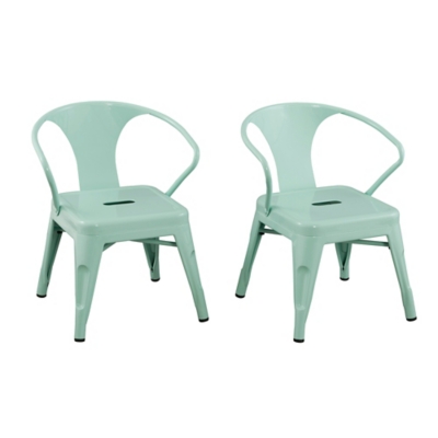 Ace Casual Kids Metal Activity Chair - 2 pack, Mint Green, Green, rollover