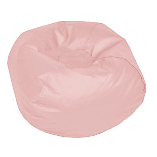 Ace Casual Medium Vinyl Bean Bag, Pink Lemonade, Pink, large