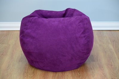 Ace Casual Large Micro Suede Bean Bag, Purple, Purple, large