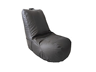 ACEssentials Video Bean Bag Ergonomic Chair, Gray, Gray, large
