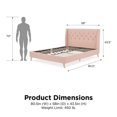 Her majesty deals upholstered platform bed