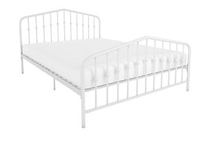 Dorel Home Products Bushwick Metal Bed Underbed Storage, White, large