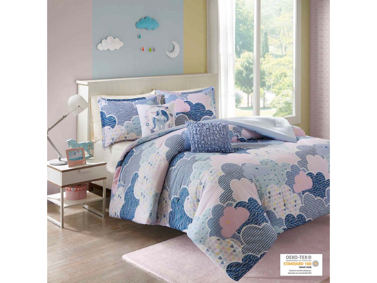Bliss Cotton Printed Comforter Set Ashley