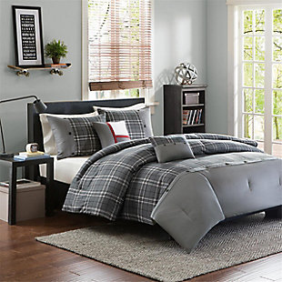 Luella Grey Twin/Twin XL Comforter Set, Gray, rollover