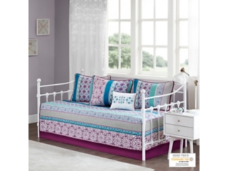 Adley 6 Piece Boho Reversible Daybed Set