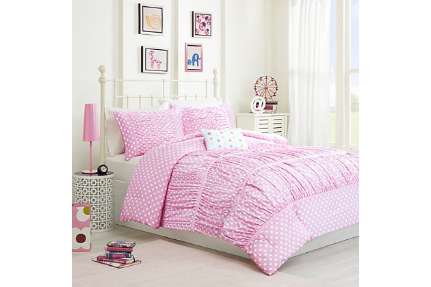 Sidney Pink Twin Xl Comforter Set, Pink Twin Bed Comforter Set