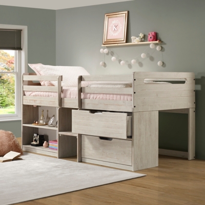 Twin to King Melody Day Kids' Bed with Storage Chestnut - Bolton Furniture