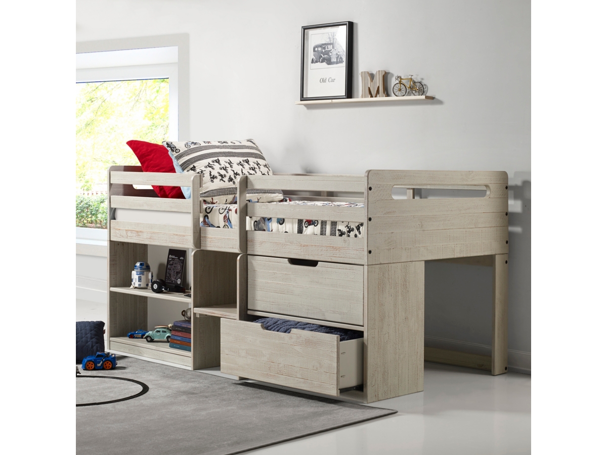 Donco Kids Twin Low Loft Twin Bed