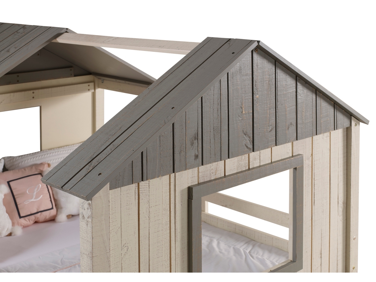 Donco Kids Full House Low Loft Rustic Sand/Rustic Grey | Ashley