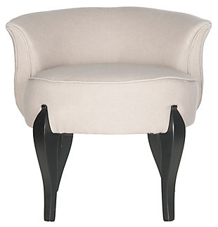 Mora Vanity Chair, Taupe, large