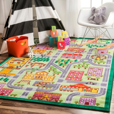 nuLOOM City Neighborhood Rug, Multi, rollover