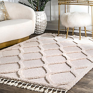 Made from the finest materials in the world and with the uttermost care, this rug is a great addition to your home.Made of polyester | Machine-made | Slip jute backing | Imported