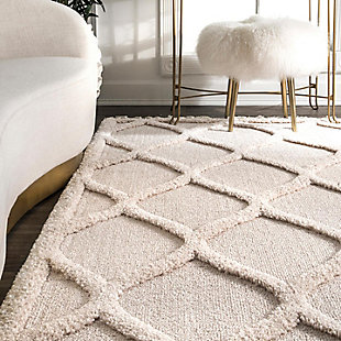 Made from the finest materials in the world and with the uttermost care, this rug is a great addition to your home.Made of polyester | Machine-made | Slip jute backing | Imported