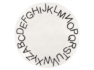 nuLOOM Kids Washable Round Alphabet Rug
