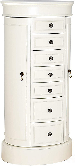 Bailey Bailey Jewelry Armoire, Tuscan Ivory, large