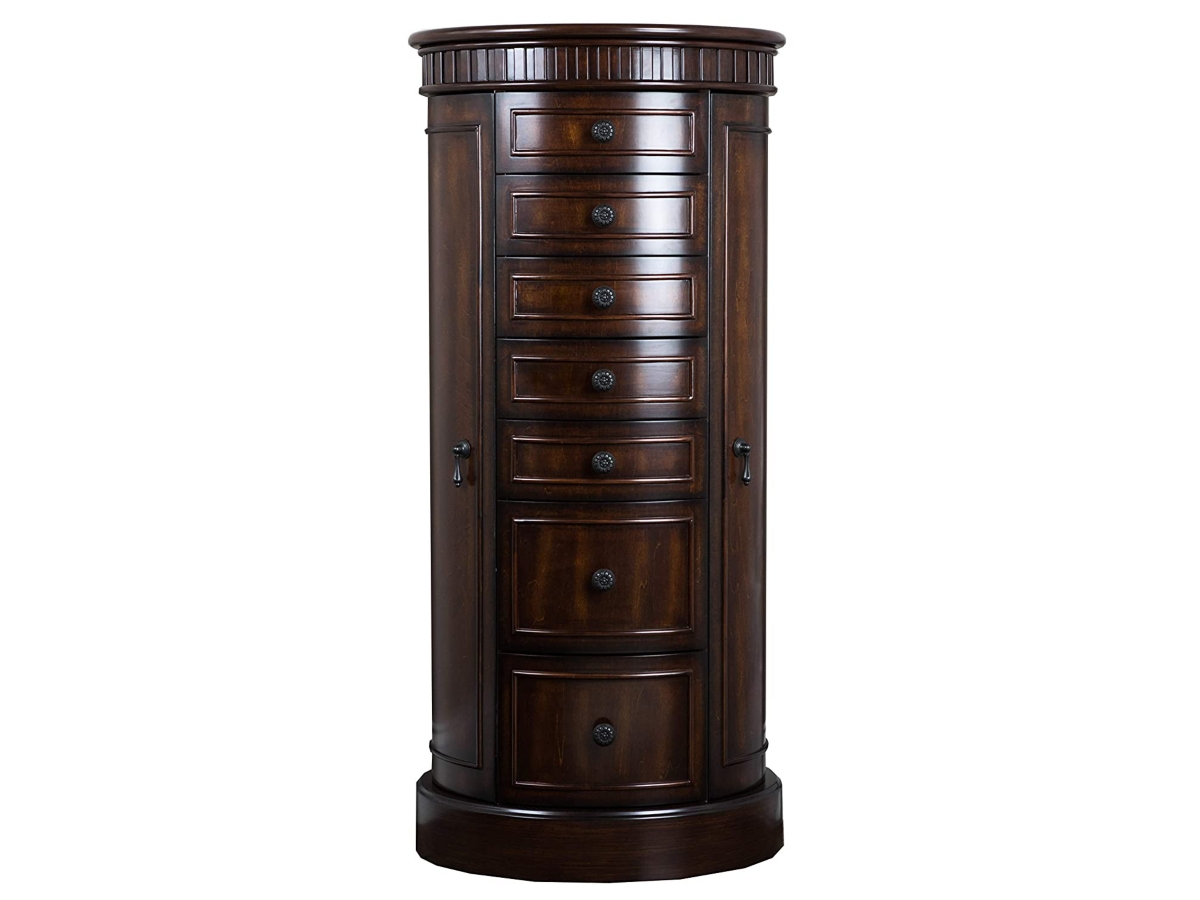 NEW Ashley Mahogany Jewelry outlet Armoire