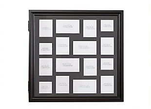 Black Collage Frame with Jewelry Storage, , large
