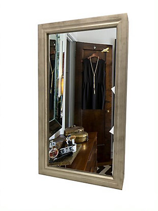 Nicolette Mirror with Jewelry Storage, Champagne, large