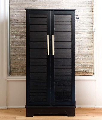 Port Jewelry Armoire, Charcoal, large