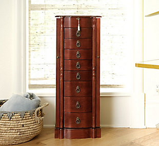 Robyn Jewelry Armoire, Cherry, rollover