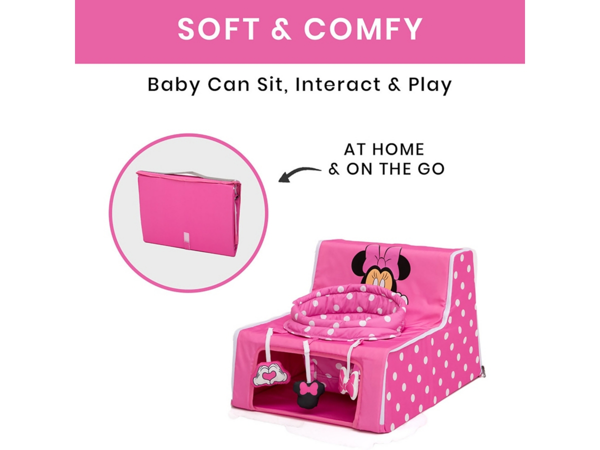 Delta Children Disney Minnie Mouse Sit N Play Portable Activity
