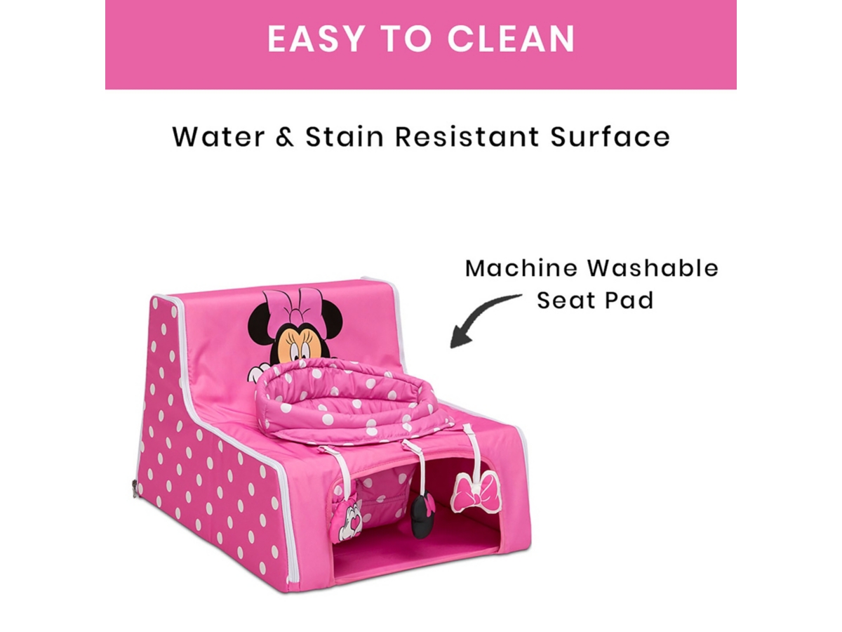 Delta Children Disney Minnie Mouse Sit N Play Portable Activity Seat, , large