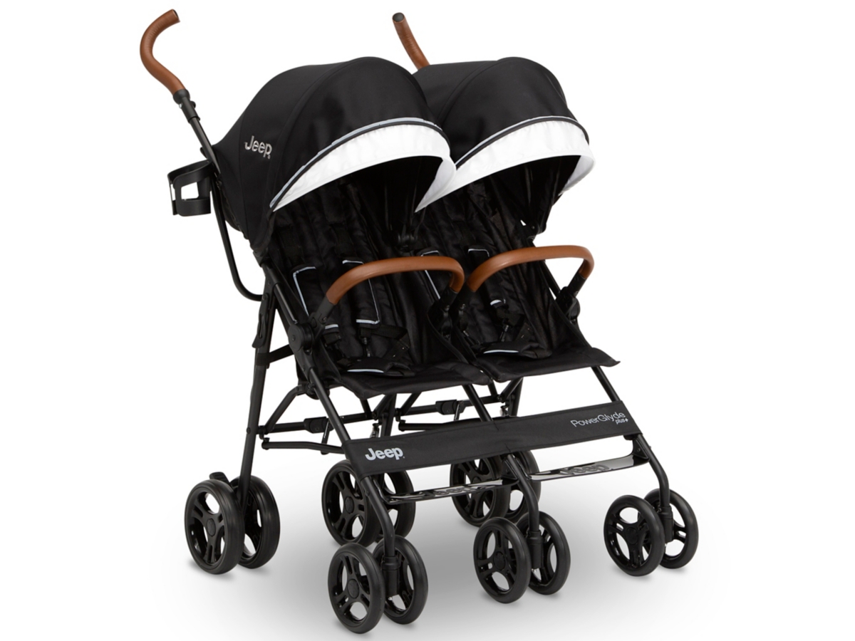 Jeep PowerGlyde Plus Side x Side Double Stroller Ashley