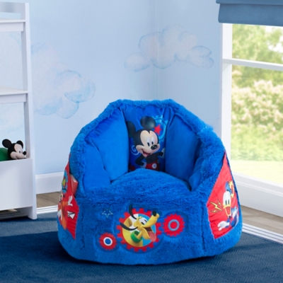 Delta Children Disney Mickey Mouse Cozee Fluffy Chair, Toddler Size, , large