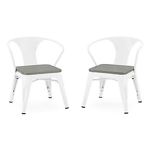 Delta Children Bistro 2-Piece Chair Set, White, large